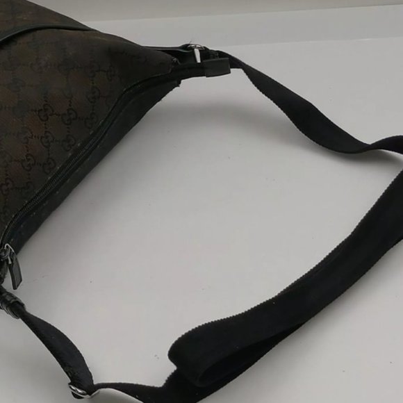 Gucci Shoulder Bag Black Canvas - Picture 4 of 9